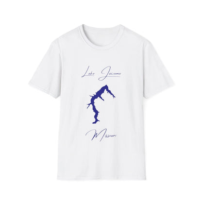 Missouri  Lake  Jacomo  T-shirt  front  position  view  from  front  white.webp