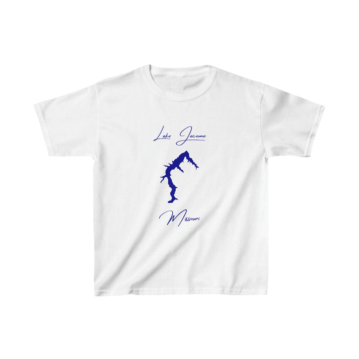 Missouri  Lake  Jacomo  Youth  T-shirt  front  position  view  from  front  white.webp