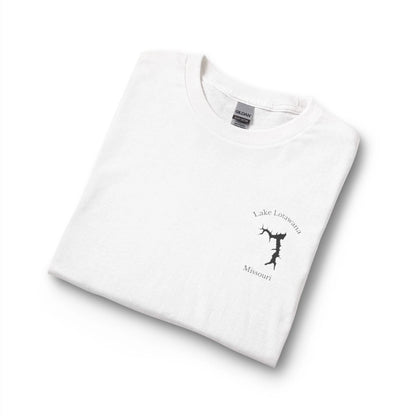 Missouri  Lake  Lotawana  Long  Sleeve  Fishing  T-shirt  other  position  view  from  folded  white.webp