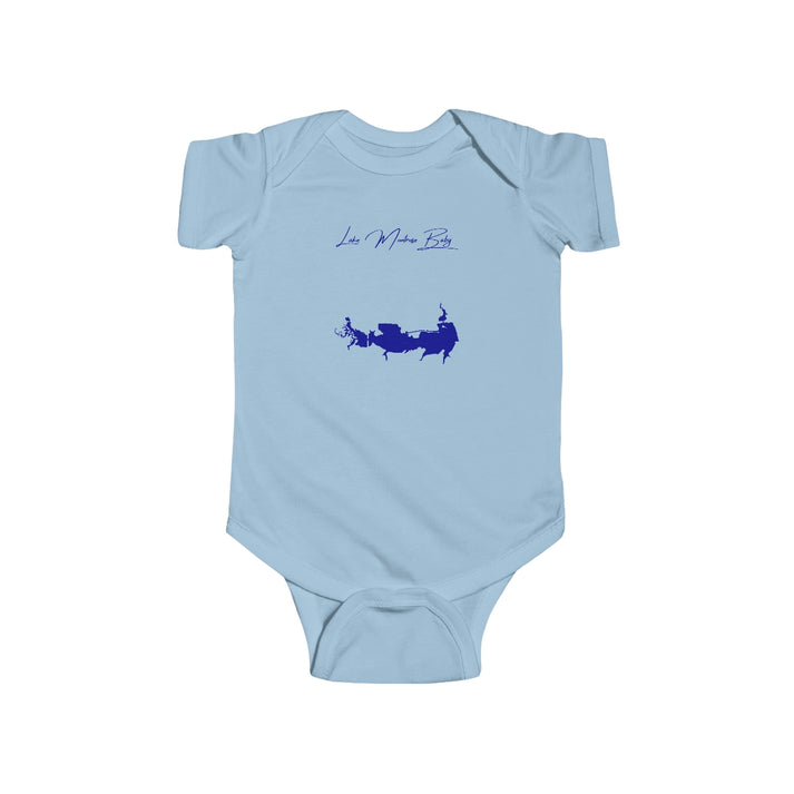 Missouri  Lake  Montrose  Onesie  front  position  view  from  front  light  blue.webp