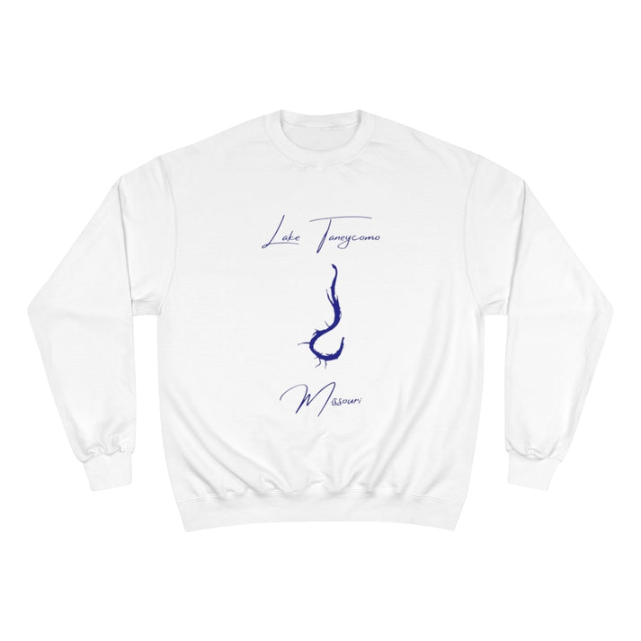 Missouri  Lake  Taneycomo  Sweatshirt  front  position  view  from  front  white.webp