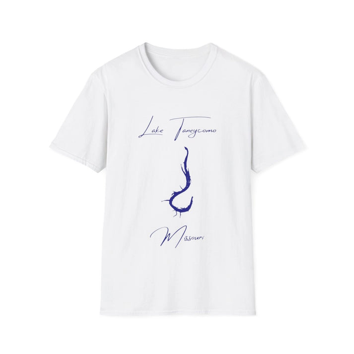 Missouri  Lake  Taneycomo  T-shirt  front  position  view  from  front  white.webp