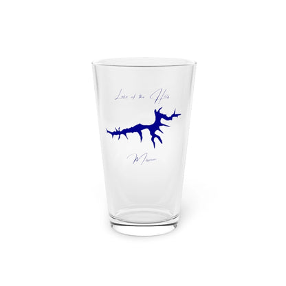 Missouri  Lake  of  the  Hills  16oz  Pint  Glass  front  position  view  from  front  16oz.webp