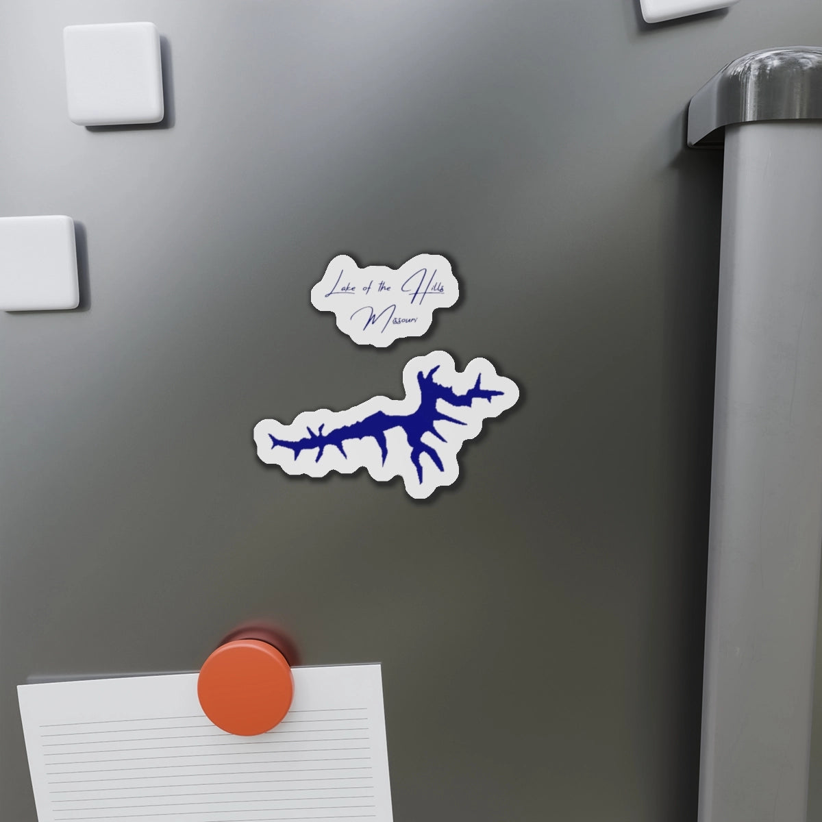 Missouri  Lake  of  the  Hills  Die  Cut  Magnet  front  position  view  from  context-1  4  x  4.webp