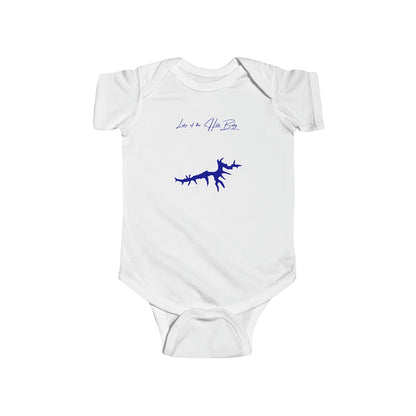 Missouri  Lake  of  the  Hills  Onesie  front  position  view  from  front  white.webp