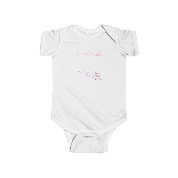 Missouri  Lake  of  the  Ozarks  Onesie  front  position  view  from  front  white.webp