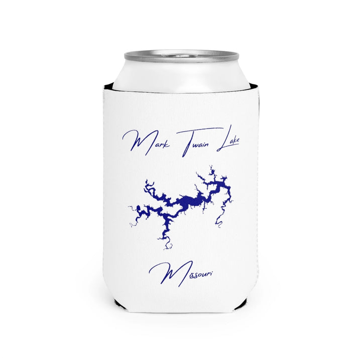 Missouri  Mark  Twain  Lake  Can  Koozie  front  position  view  from  front-2  white.webp