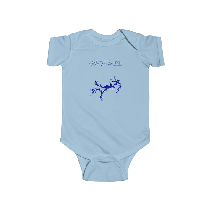 Missouri  Mark  Twain  Lake  Onesie  front  position  view  from  front  light  blue.webp