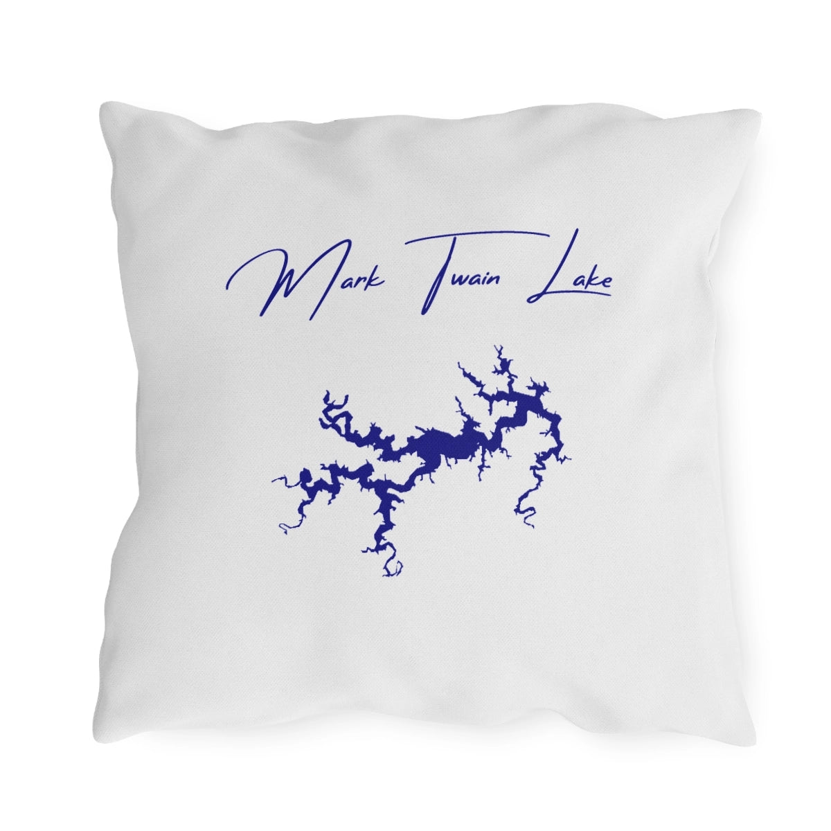 Missouri  Mark  Twain  Lake  Outdoor  Pillow  back  position  view  from  back  18  x  18.webp