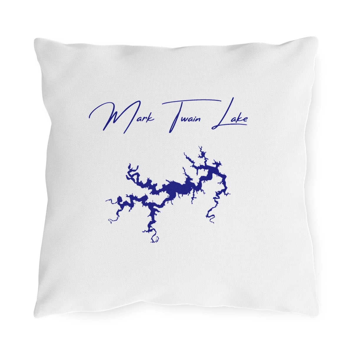Missouri  Mark  Twain  Lake  Outdoor  Pillow  front  position  view  from  front  16  x  16.webp
