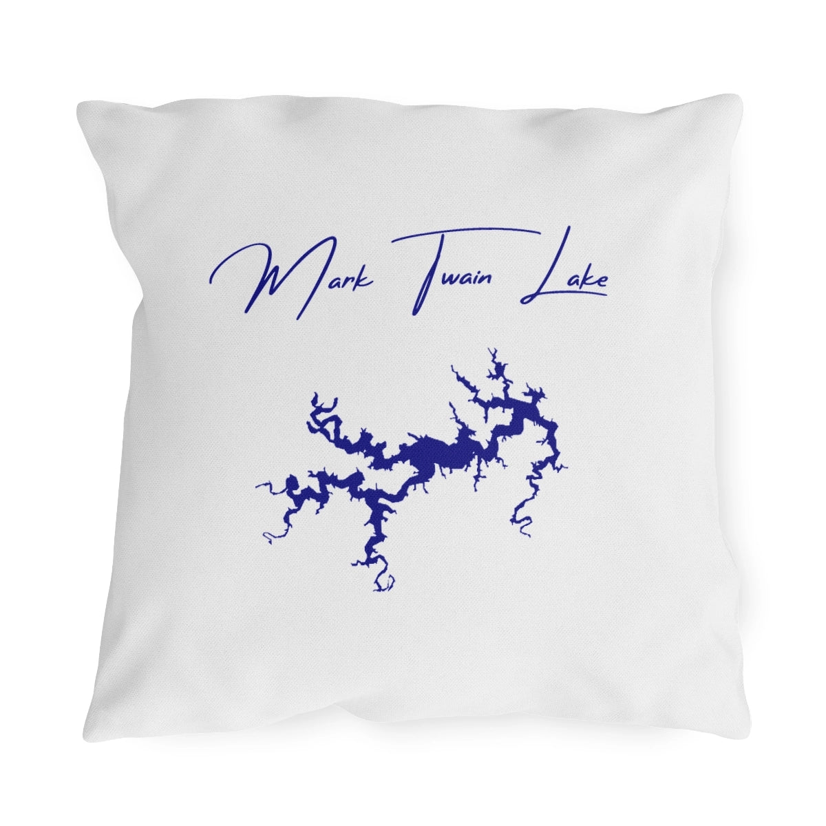 Missouri  Mark  Twain  Lake  Outdoor  Pillow  front  position  view  from  front  18  x  18.webp