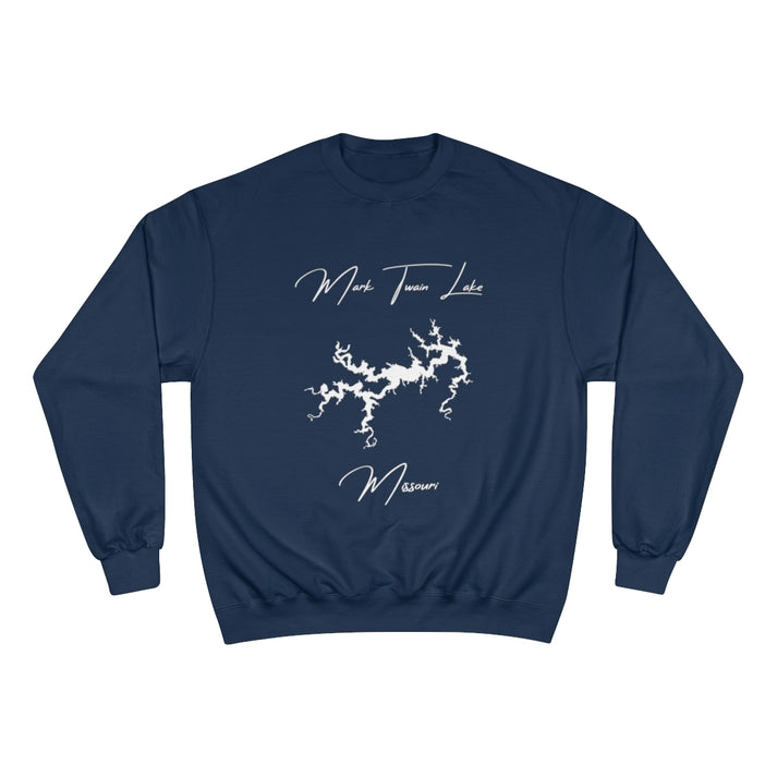 Missouri  Mark  Twain  Lake  Sweatshirt  front  position  view  from  front  navy.webp