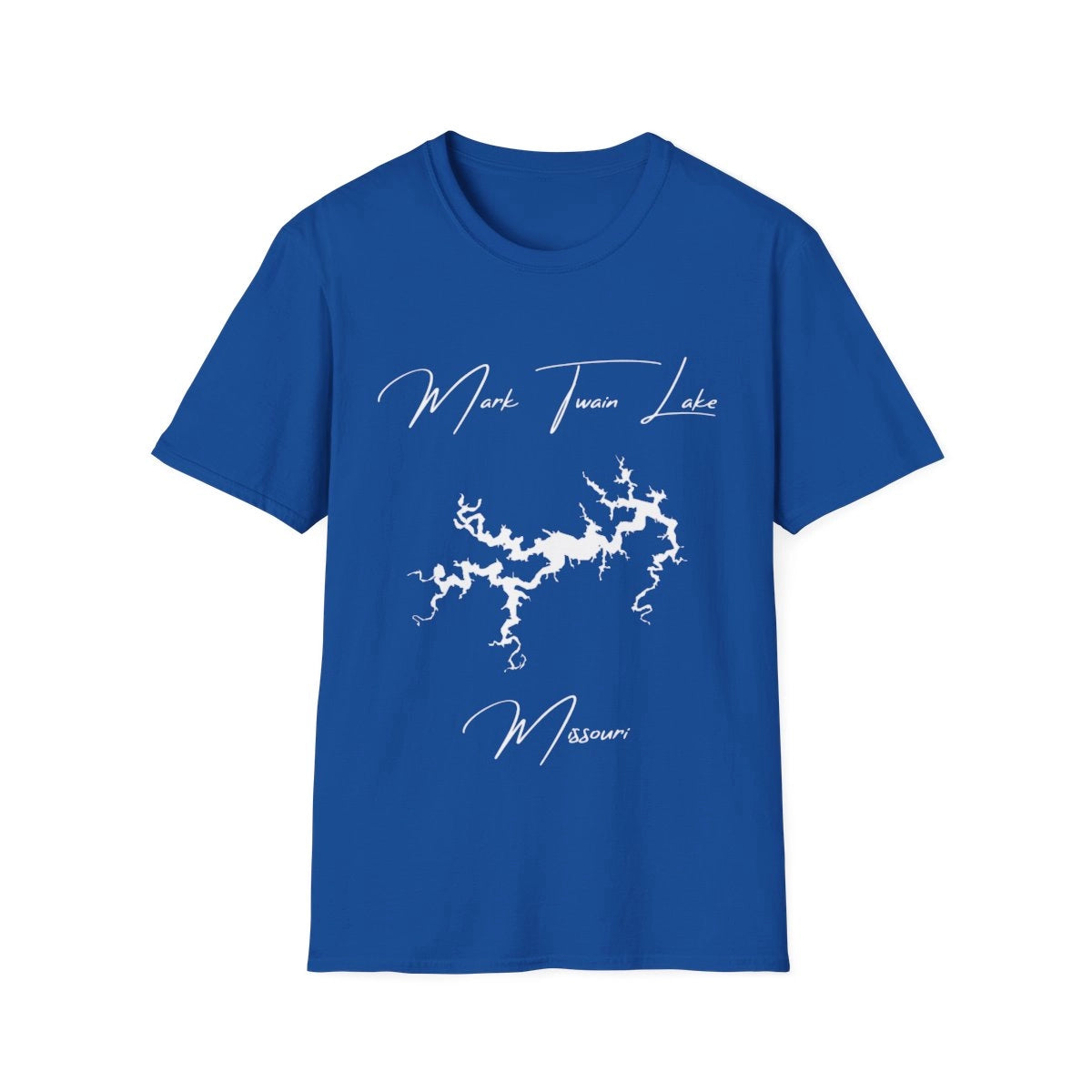 Missouri  Mark  Twain  Lake  T-shirt  front  position  view  from  front  royal.webp
