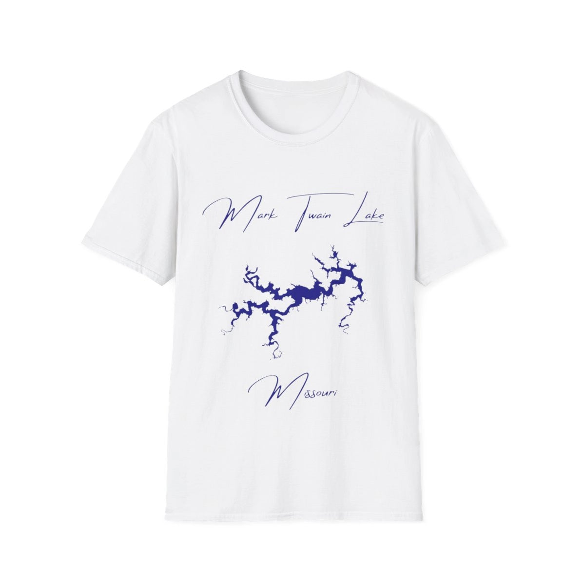 Missouri  Mark  Twain  Lake  T-shirt  front  position  view  from  front  white.webp