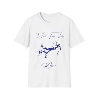 Missouri  Mark  Twain  Lake  T-shirt  front  position  view  from  front  white.webp
