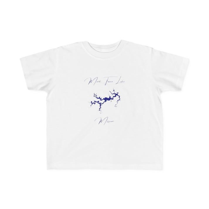 Missouri  Mark  Twain  Lake  Toddler  T-shirt  front  position  view  from  front  white.webp