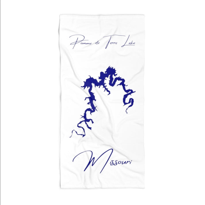 Missouri  Pomme  de  Terre  Lake  Beach  Towel  front  position  view  from  front  36  x  72.webp