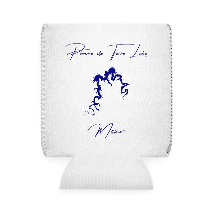 Missouri  Pomme  de  Terre  Lake  Can  Koozie  front  position  view  from  front-1  white.webp
