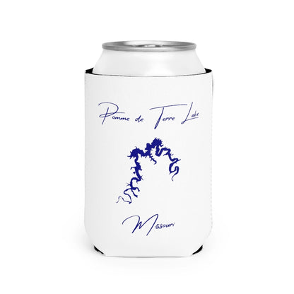 Missouri  Pomme  de  Terre  Lake  Can  Koozie  front  position  view  from  front-2  white.webp