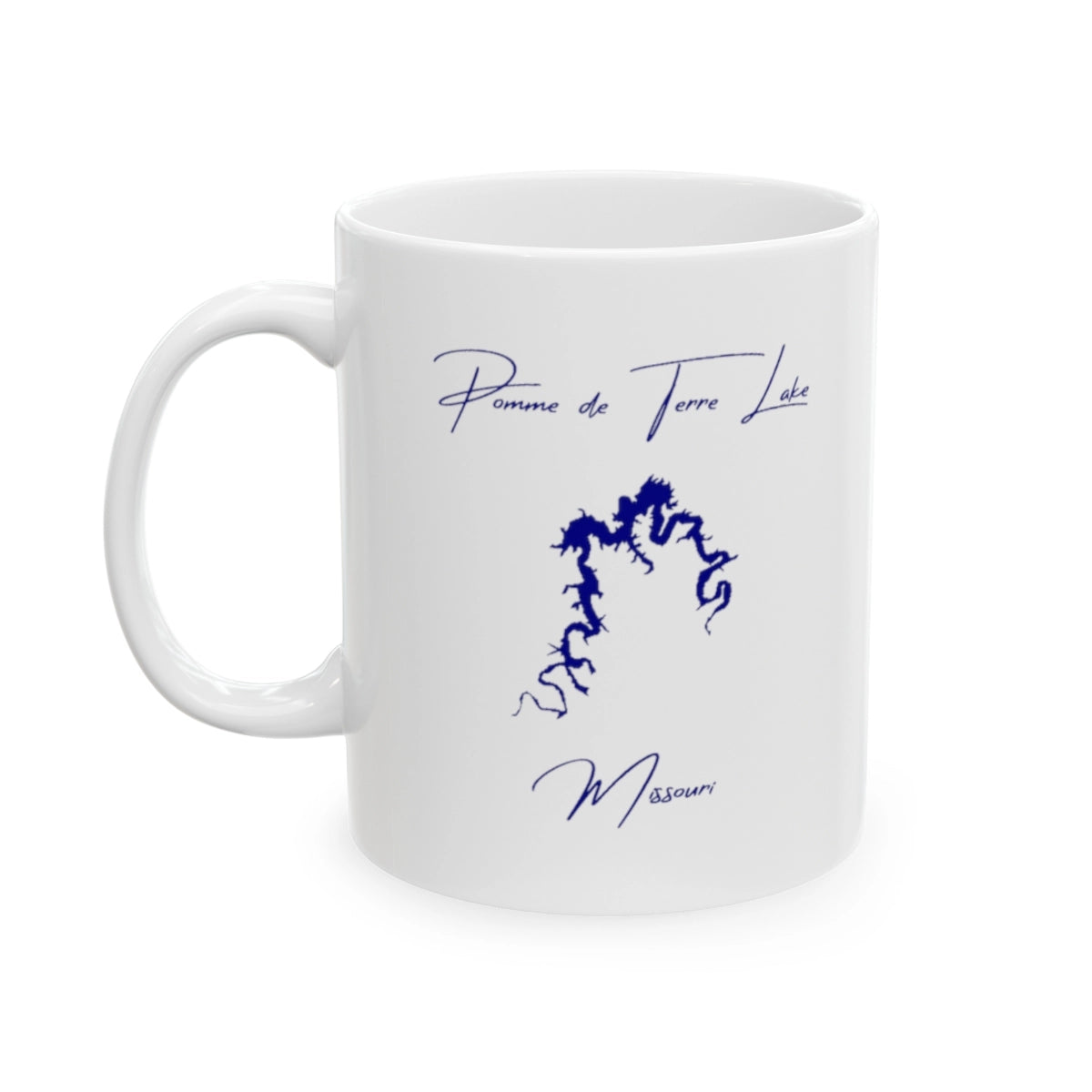 Missouri  Pomme  de  Terre  Lake  Ceramic  Mug  other  position  view  from  left  11oz.webp