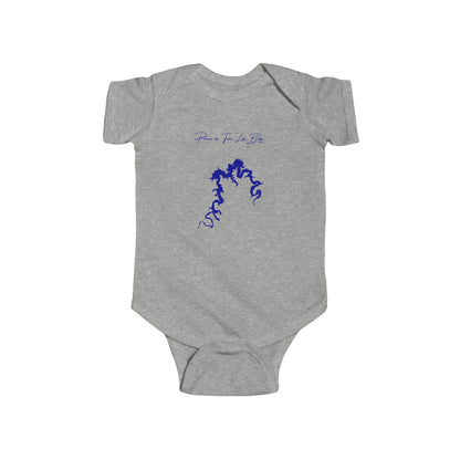 Missouri  Pomme  de  Terre  Lake  Onesie  front  position  view  from  front  heather.webp