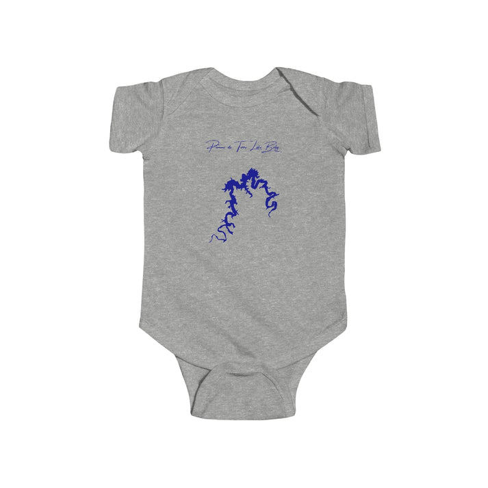 Missouri  Pomme  de  Terre  Lake  Onesie  front  position  view  from  front  heather.webp