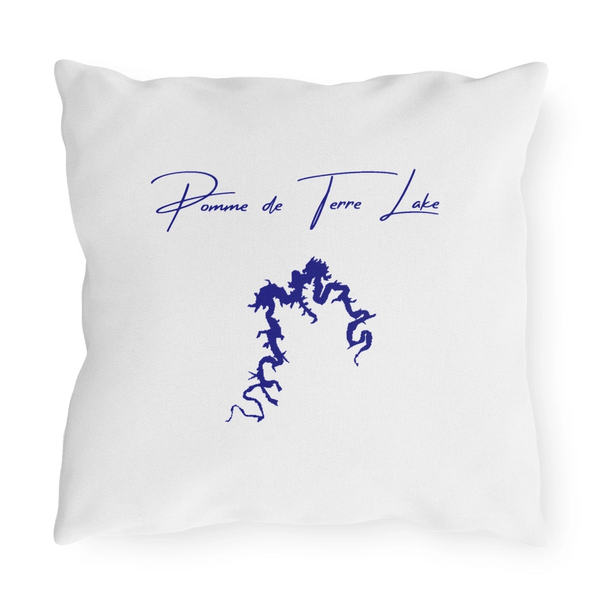 Missouri  Pomme  de  Terre  Lake  Outdoor  Pillow  back  position  view  from  back  16  x  16.webp