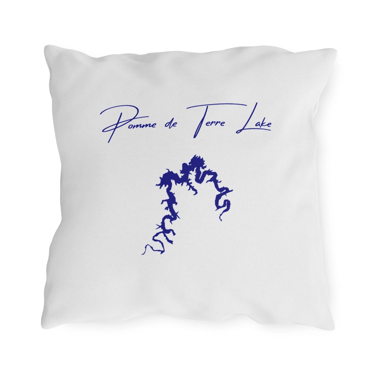 Missouri  Pomme  de  Terre  Lake  Outdoor  Pillow  back  position  view  from  back  18  x  18.webp