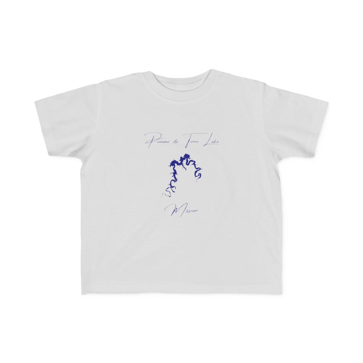 Missouri  Pomme  de  Terre  Lake  Toddler  T-shirt  front  position  view  from  front  silver.webp