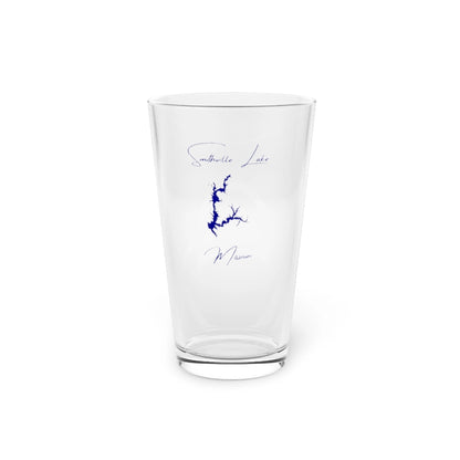 Missouri  Smithville  Lake  16oz  Pint  Glass  front  position  view  from  front  16oz.webp