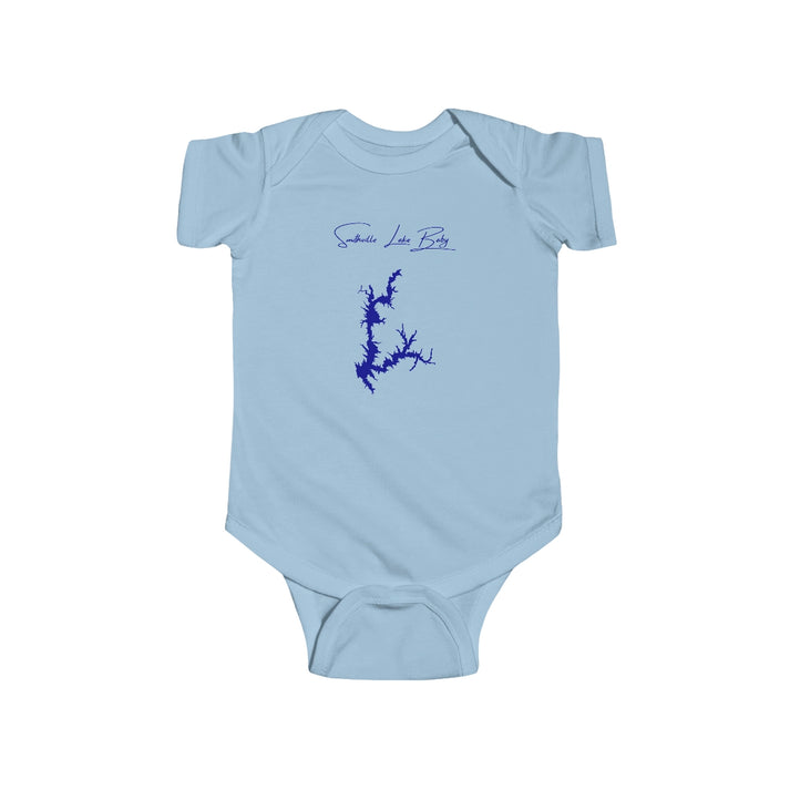 Missouri  Smithville  Lake  Onesie  front  position  view  from  front  light  blue.webp