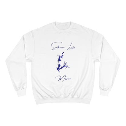 Missouri  Smithville  Lake  Sweatshirt  front  position  view  from  front  white.webp