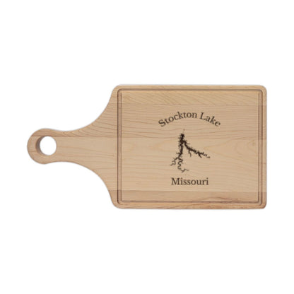Missouri  Stockton  Lake  Engraved  Cutting  Board  front  position  view  from  front  maple.webp