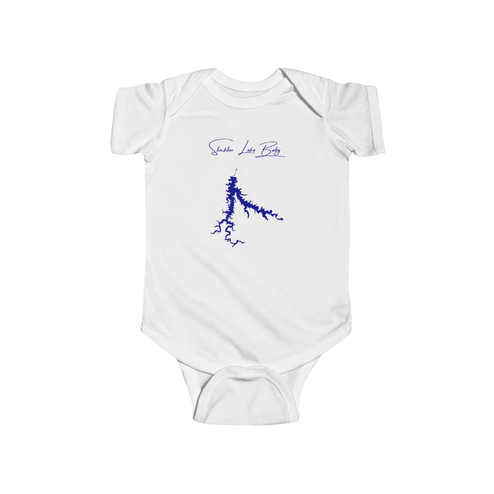 Missouri  Stockton  Lake  Onesie  front  position  view  from  front  white.webp