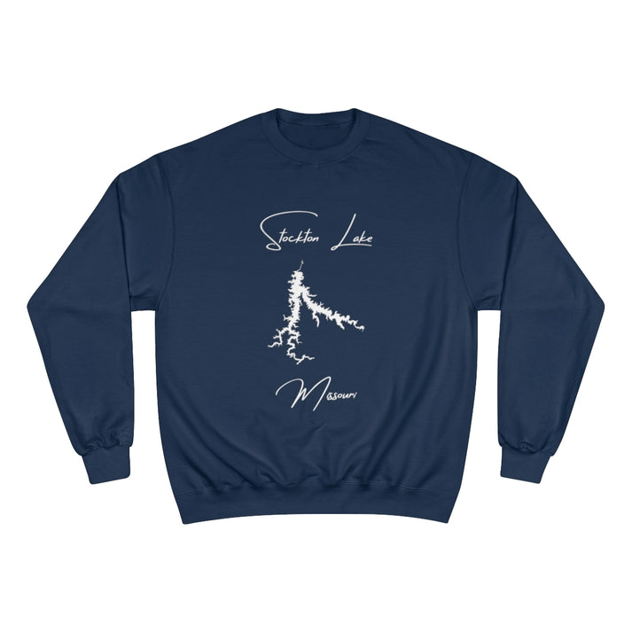 Missouri  Stockton  Lake  Sweatshirt  front  position  view  from  front  navy.webp