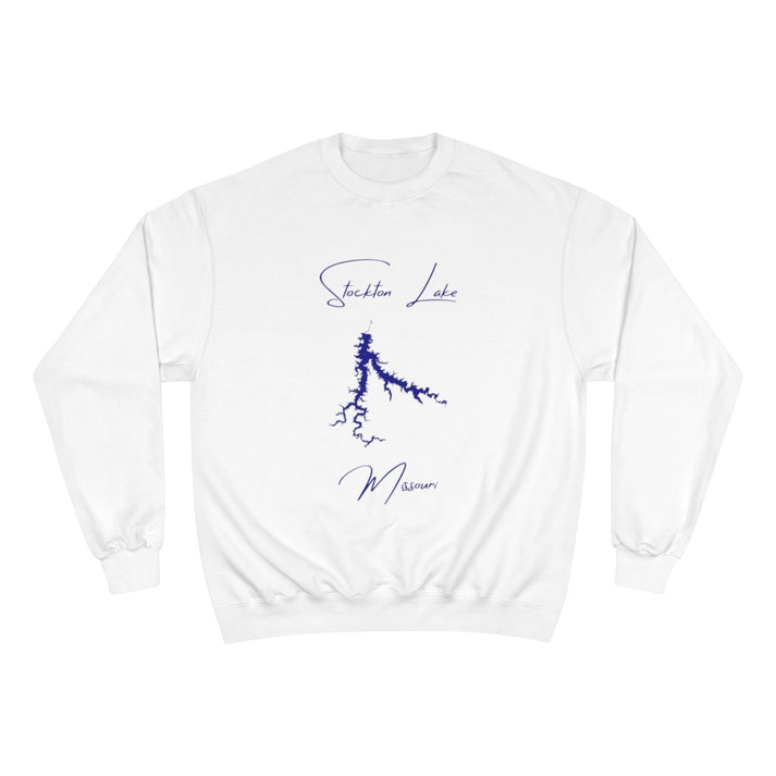 Missouri  Stockton  Lake  Sweatshirt  front  position  view  from  front  white.webp