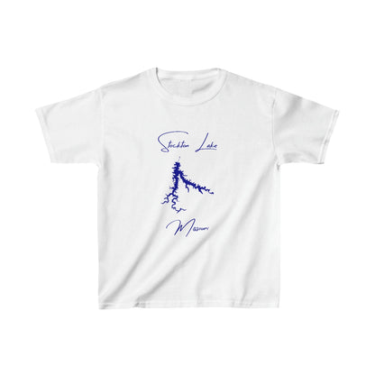Missouri  Stockton  Lake  Youth  T-shirt  front  position  view  from  front  white.webp