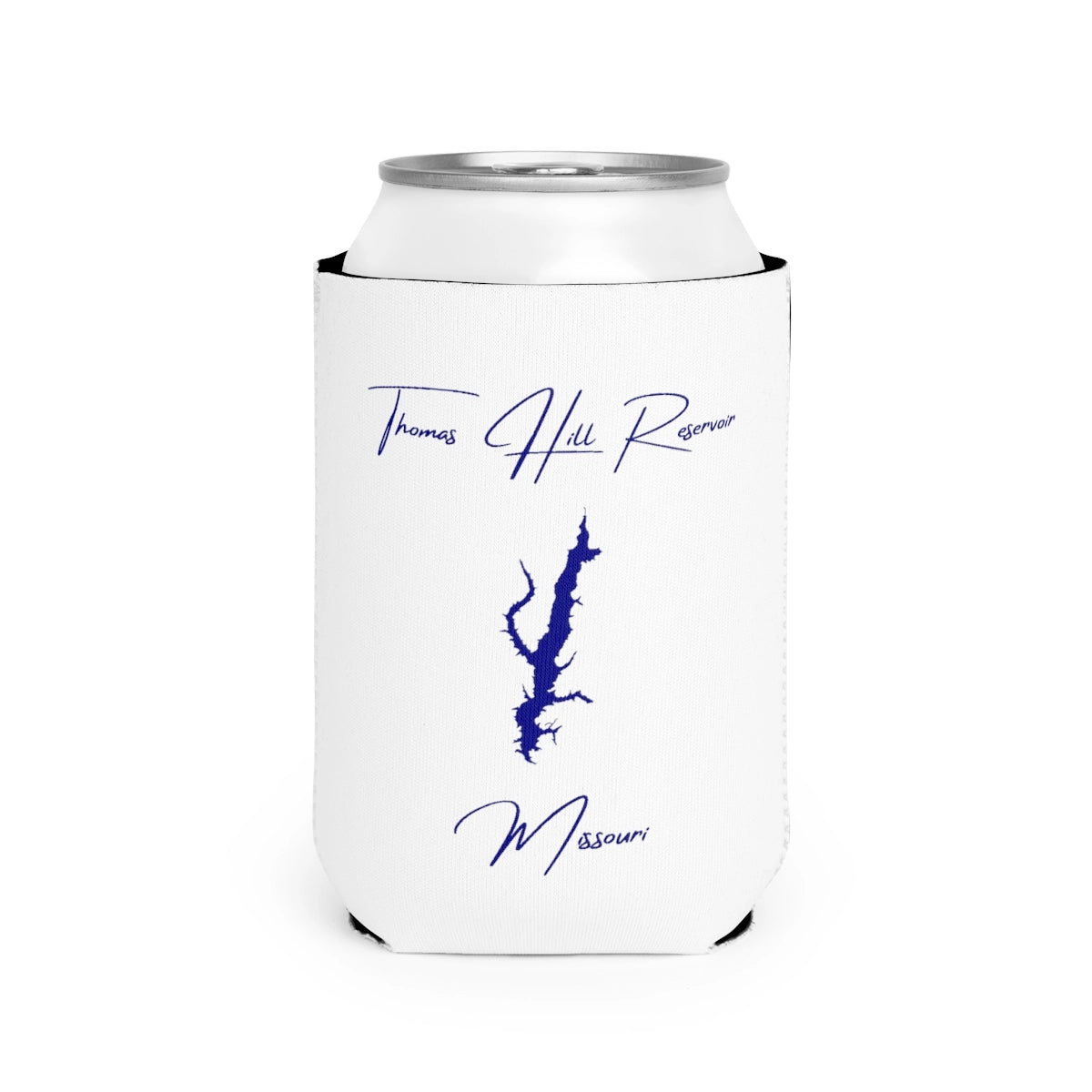 Missouri  Thomas  Hill  Reservoir  Can  Koozie  front  position  view  from  front-2  white.webp
