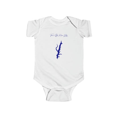 Missouri  Thomas  Hill  Reservoir  Onesie  front  position  view  from  front  white.webp
