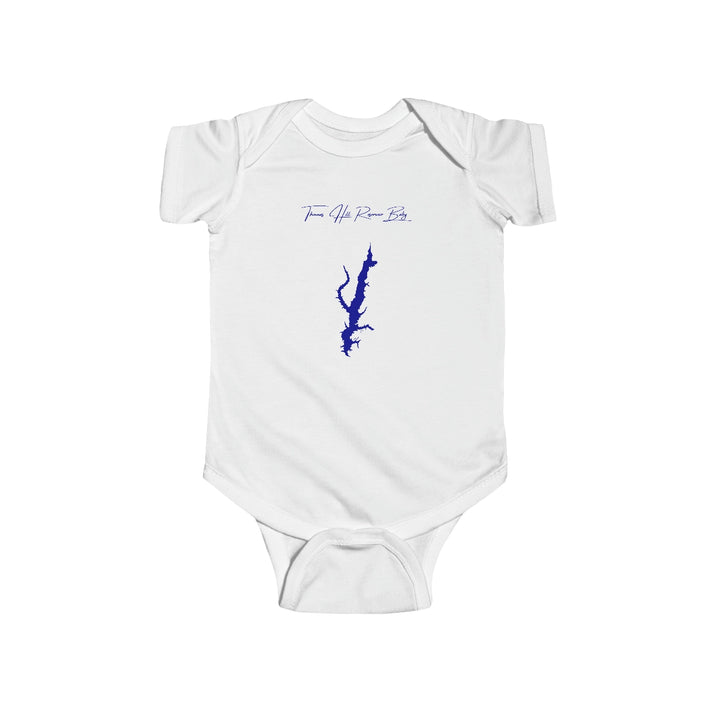 Missouri  Thomas  Hill  Reservoir  Onesie  front  position  view  from  front  white.webp