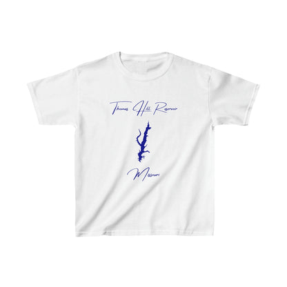 Missouri  Thomas  Hill  Reservoir  Youth  T-shirt  front  position  view  from  front  white.webp
