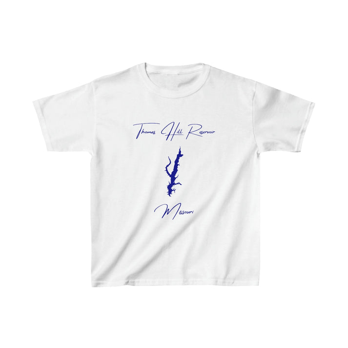 Missouri  Thomas  Hill  Reservoir  Youth  T-shirt  front  position  view  from  front  white.webp