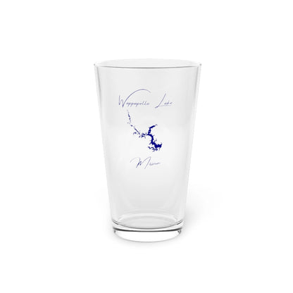 Missouri  Wappapello  Lake  16oz  Pint  Glass  front  position  view  from  front  16oz.webp