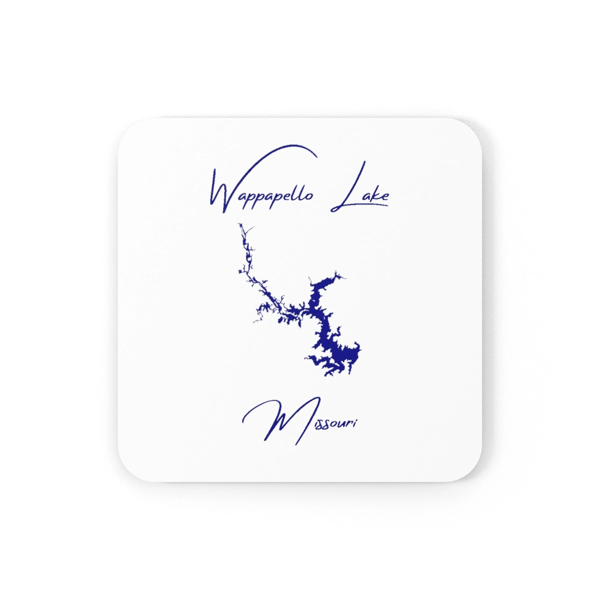 Missouri  Wappapello  Lake  Coaster  Set  front  position  view  from  front  3.75  x  3.75.webp