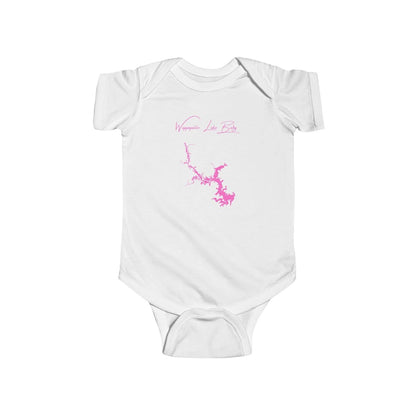 Missouri  Wappapello  Lake  Onesie  front  position  view  from  front  white.webp