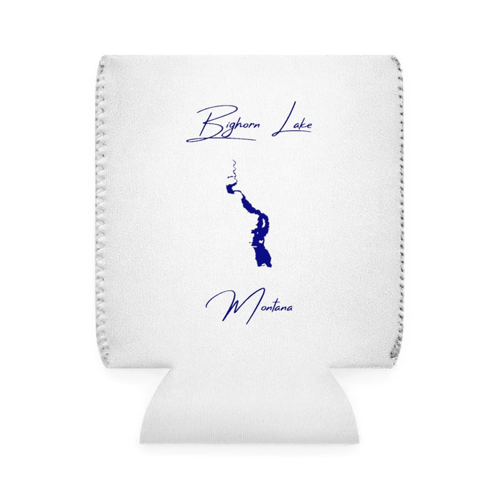 Montana  Bighorn  Lake  Can  Koozie  front  position  view  from  front-1  white.webp
