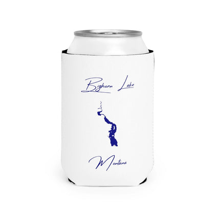 Montana  Bighorn  Lake  Can  Koozie  front  position  view  from  front-2  white.webp