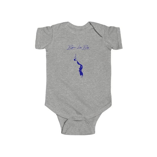 Montana  Bighorn  Lake  Onesie  front  position  view  from  front  heather.webp