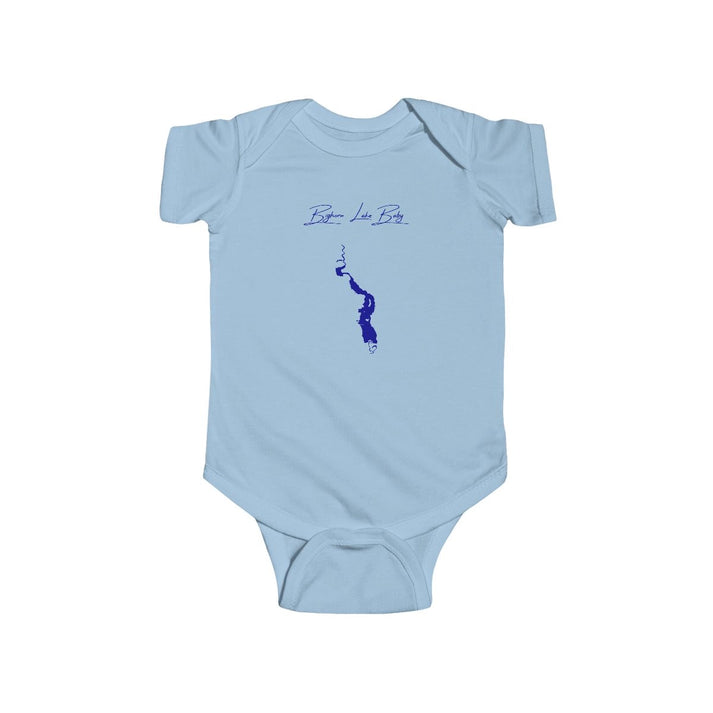 Montana  Bighorn  Lake  Onesie  front  position  view  from  front  light  blue.webp