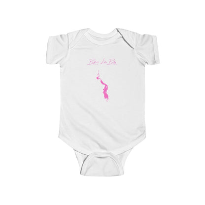 Montana  Bighorn  Lake  Onesie  front  position  view  from  front  white.webp